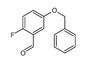 2-fluoro-5-phenylmethoxybenzaldehyde Structure