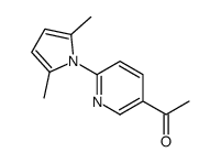 1-[6-(2,5-dimethylpyrrol-1-yl)pyridin-3-yl]ethanone Structure