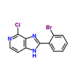 2-(2-Bromophenyl)-4-chloro-1H-imidazo[4,5-c]pyridine structure