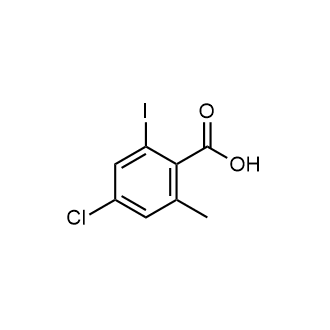 4-Chloro-2-iodo-6-methylbenzoic acid structure