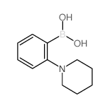 (2-(PIPERIDIN-1-YL)PHENYL)BORONIC ACID Structure