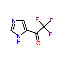 (9CI)-2,2,2-三氟-1-(1H-咪唑-4-基)-乙酮结构式