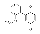 [2-(3,6-dioxocyclohexa-1,4-dien-1-yl)phenyl] acetate结构式