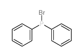 Phosphinous bromide,P,P-diphenyl- structure