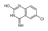 4-amino-6-chloro-1H-quinazolin-2-one Structure