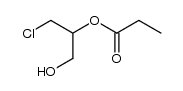 1-chloro-3-hydroxypropan-2-yl propionate Structure