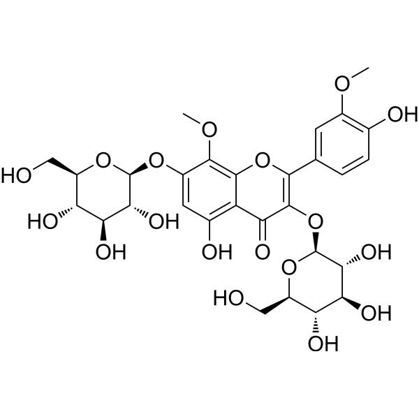 Limocitrin 3,7-diglucoside structure