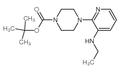 4-(3-ETHYLAMINO-PYRIDIN-2-YL)-PIPERAZINE-1-CARBOXYLIC ACID TERT-BUTYL ESTER Structure