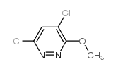 4,6-二氯-3-甲氧基吡嗪结构式
