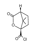 2-Oxabicyclo[2.2.1]heptane-1-carbonyl chloride, 7,7-dimethyl-3-oxo-, (1S)- (9CI) structure