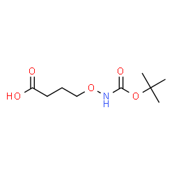 Butanoic acid, 4-[[[(1,1-dimethylethoxy)carbonyl]amino]oxy]- (9CI) Structure