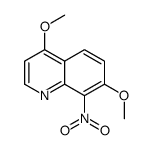 4,7-dimethoxy-8-nitroquinoline Structure