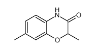 3,4-dihydro-2,7-dimethyl-3-oxo-2H-1,4-benzoxazine Structure