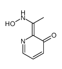 2-[1-(hydroxyamino)ethylidene]pyridin-3-one结构式