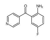 (2-amino-5-fluorophenyl)-pyridin-4-ylmethanone Structure