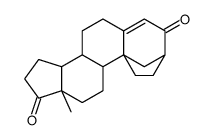 2,10-ethanoandrost-4-ene-3,17-dione结构式