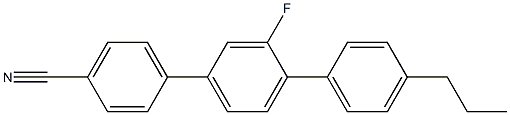 3'-Fluoro-4''-propyl-[1,1':4',1''-terphenyl]-4-carbonitrile Structure