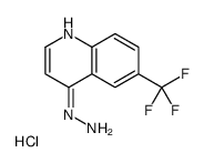 4-HYDRAZINO-6-TRIFLUOROMETHYLQUINOLINE HYDROCHLORIDE结构式