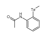 2-acetamidophenyl methyltelluride结构式