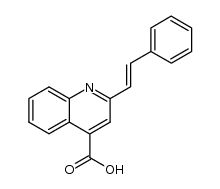 2-styrylquinoline-4-carboxylic acid结构式