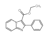 ETHYL2-PHENYLIMIDAZO[1,2-A]PYRIDINE-3-CARBOXYLATE Structure