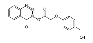 4-hydroxymethylphenoxyacetyl-ODhbt结构式