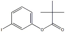 Propanoic acid, 2,2-dimethyl-, 3-iodophenyl ester Structure