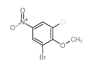 1-Bromo-3-chloro-2-methoxy-5-nitrobenzene picture