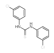 Thiourea,N,N'-bis(3-chlorophenyl)-结构式