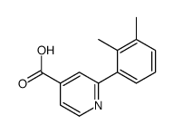 2-(2,3-dimethylphenyl)pyridine-4-carboxylic acid结构式