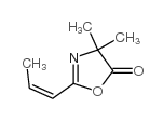 4,4-二甲基-2-(1-丙烯-1-基)-5(4H)-噁唑酮图片