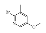 2-bromo-5-methoxy-3-methylpyridine structure