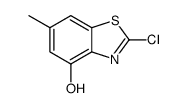 2-Chloro-6-methyl-1,3-benzothiazol-4-ol Structure
