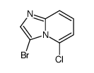 3-溴-5-氯咪唑并[1,2-a]吡啶结构式