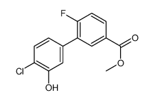 methyl 3-(4-chloro-3-hydroxyphenyl)-4-fluorobenzoate结构式