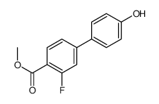 methyl 2-fluoro-4-(4-hydroxyphenyl)benzoate Structure