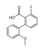 2-fluoro-6-(2-methoxyphenyl)benzoic acid Structure