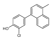 2-chloro-4-(4-methylnaphthalen-1-yl)phenol结构式