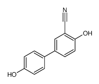 2-hydroxy-5-(4-hydroxyphenyl)benzonitrile Structure