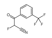 2-Fluoro-3-oxo-3-[3-(trifluoromethyl)phenyl]propanenitrile Structure