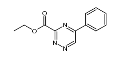 5-phenyl-[1,2,4]triazine-3-carboxylic acid ethyl ester Structure