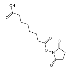 8-(2,5-dioxopyrrolidin-1-yl)oxy-8-oxooctanoic acid Structure