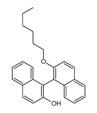 1-(2-hexoxynaphthalen-1-yl)naphthalen-2-ol Structure