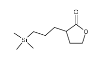 3-[γ-(trimethylsilyl)propyl]tetrahydro-2-furanone Structure