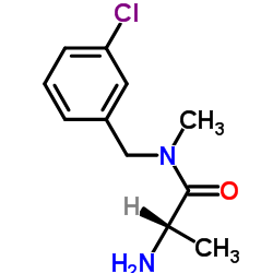 N-(3-Chlorobenzyl)-N-methylalaninamide Structure