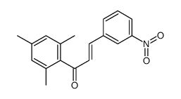 3-(3-nitrophenyl)-1-(2,4,6-trimethylphenyl)prop-2-en-1-one Structure