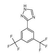 3-(3,5-双(三氟甲基)苯基)-1H-1,2,4-三唑结构式