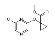 methyl 1-[(6-chloropyrazin-2-yl)oxy]cyclopropanecarboxylate Structure