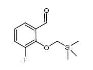 3-fluoro-2-((trimethylsilyl)methoxy)benzaldehyde结构式