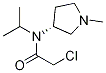 2-Chloro-N-isopropyl-N-((R)-1-Methyl-pyrrolidin-3-yl)-acetaMide结构式